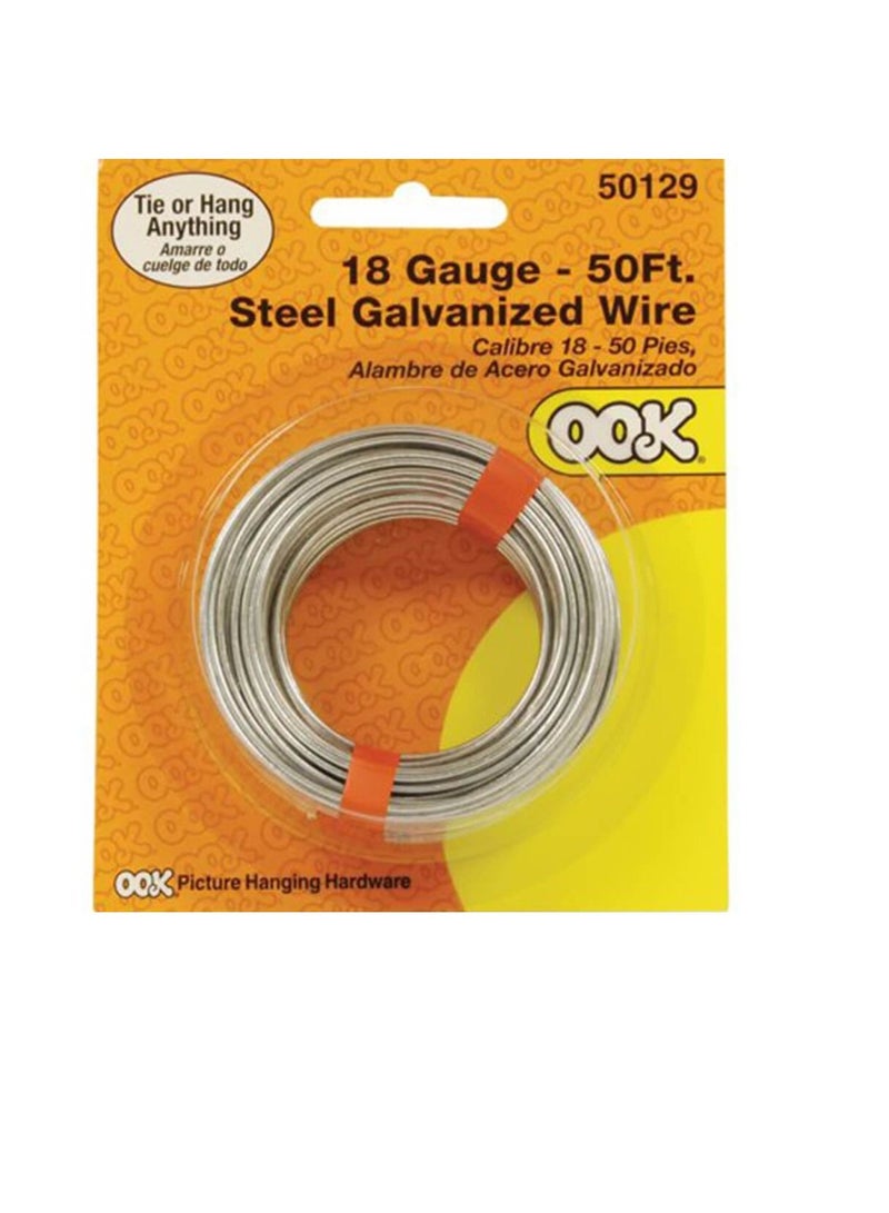 Steel Galvanized Wire 18ga 50 ft