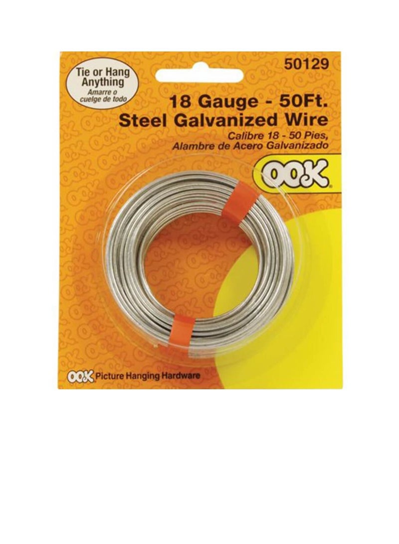 Steel Galvanized Wire 18ga 50 ft