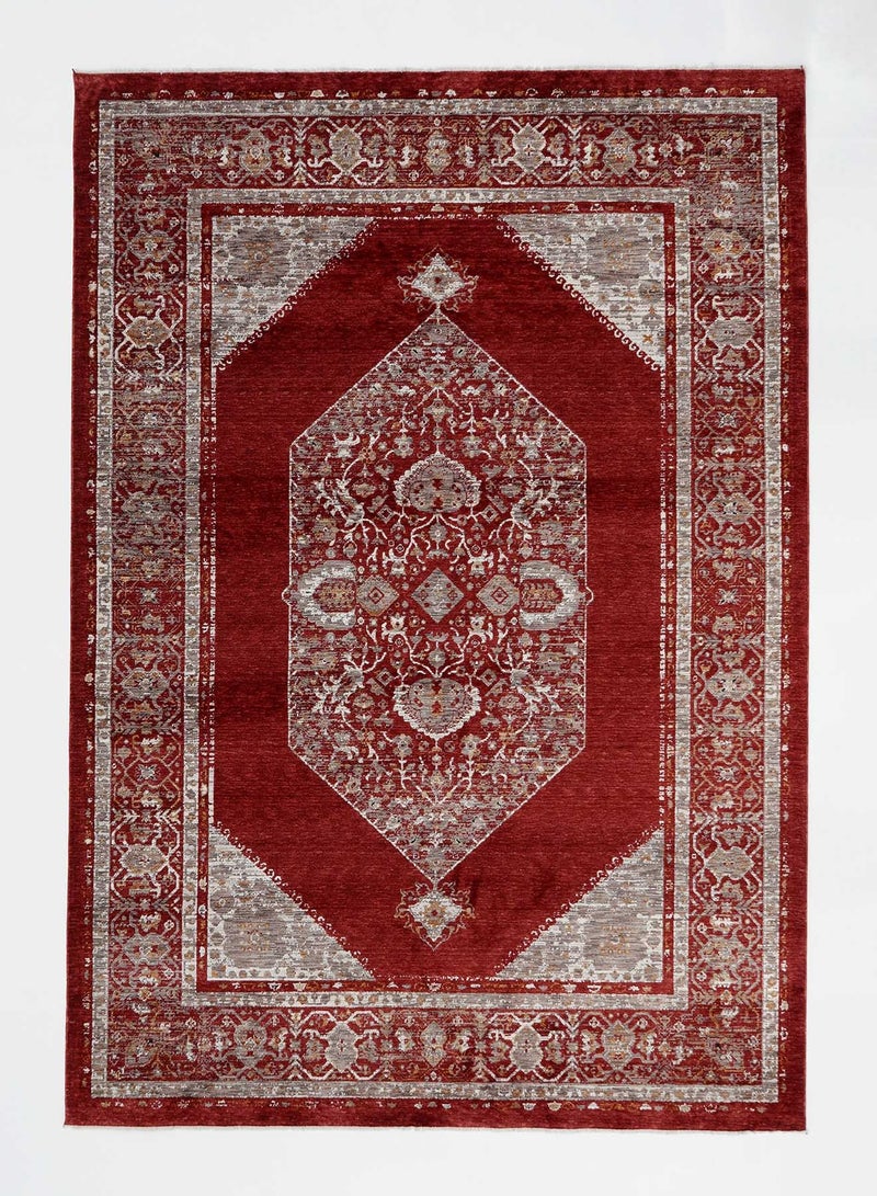 Washable area rug large carpet for bedroom rug for living room polyester red carpet k643c