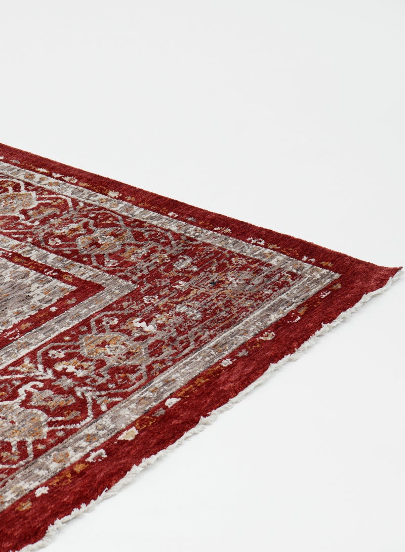 Washable area rug large carpet for bedroom rug for living room polyester red carpet k643c