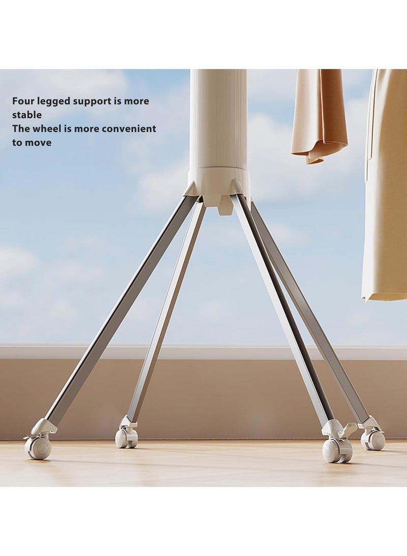 Tripod Clothes Drying Rack Foldable Portable Space Saving Cylinder Laundry Stand for Indoor Outdoor Tripod Clothes Drying Rack