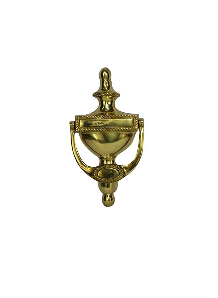 Brass door knocker Georgian 6 Inch