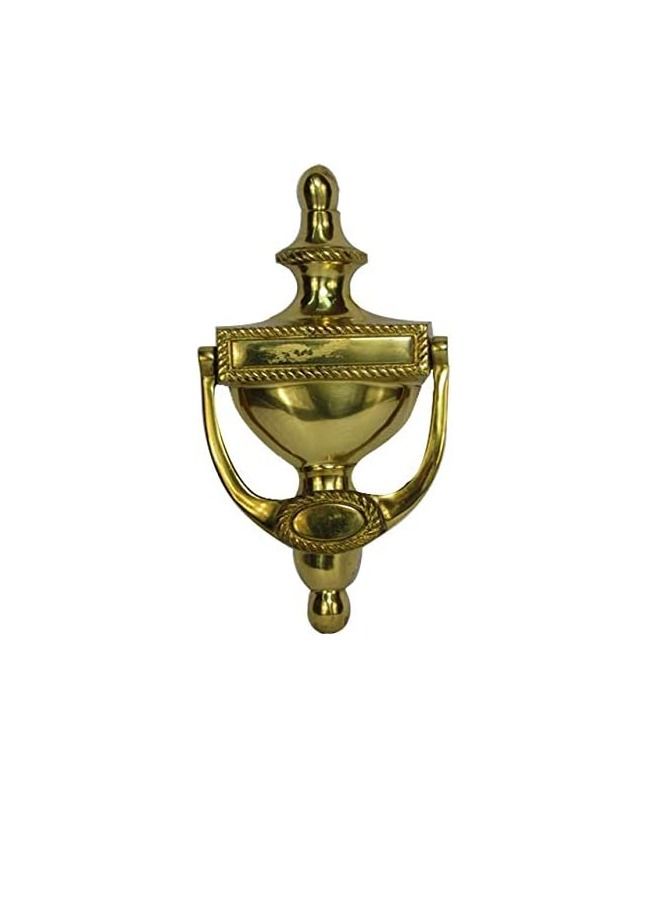 Brass door knocker Georgian 6 Inch