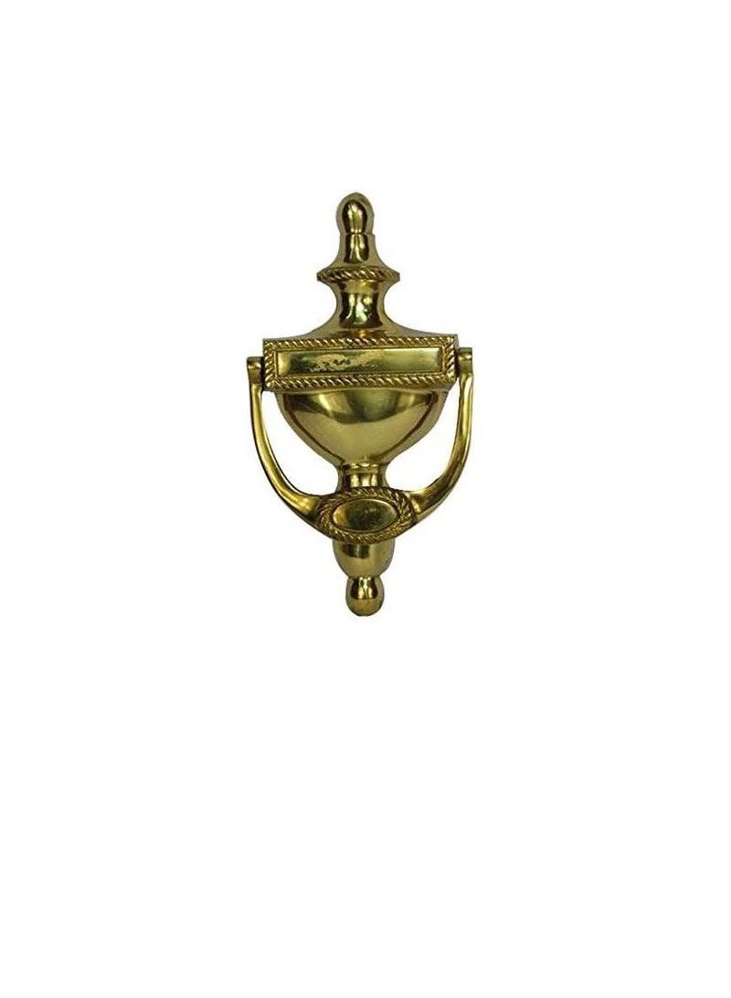 Brass door knocker Georgian 6 Inch