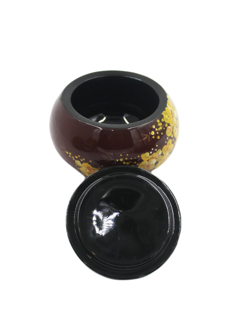 Vietnam Handmade Lacquer Painted Pot