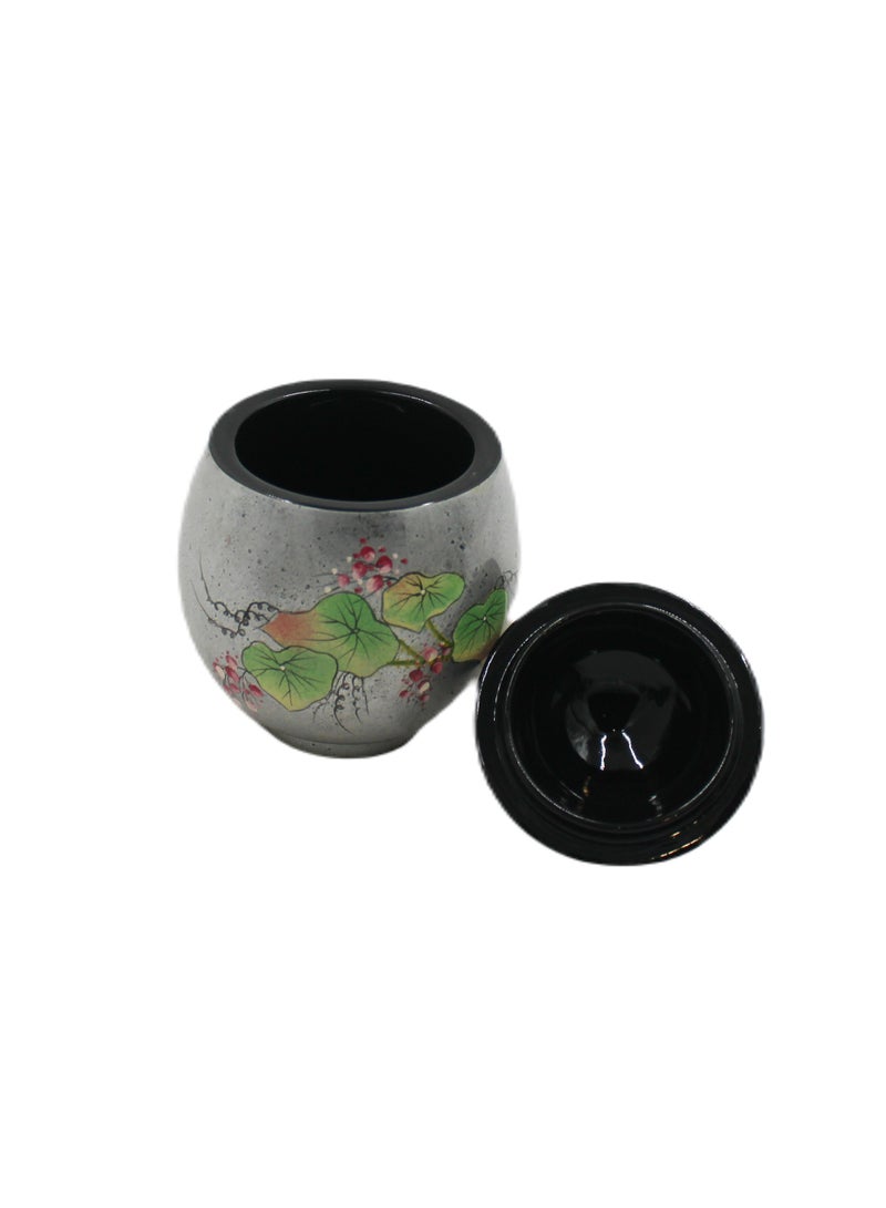 Vietnam Handmade Hand Painted Lacquer Pot