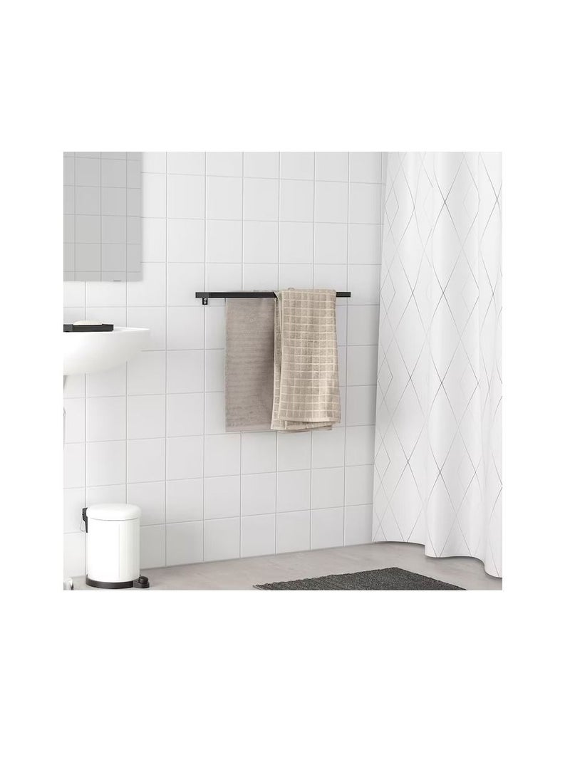 Towel rail, black60 cm