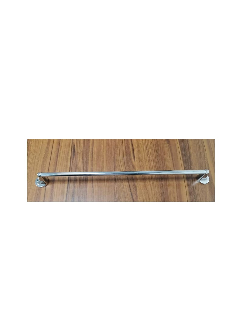Stainless Steel 26 Inch Towel Bar Rack Chrome Finish Modern Single Towel Bar Kitchen Towel Rod Holder Wall Mounted Towel Rail Hanger for Bathroom