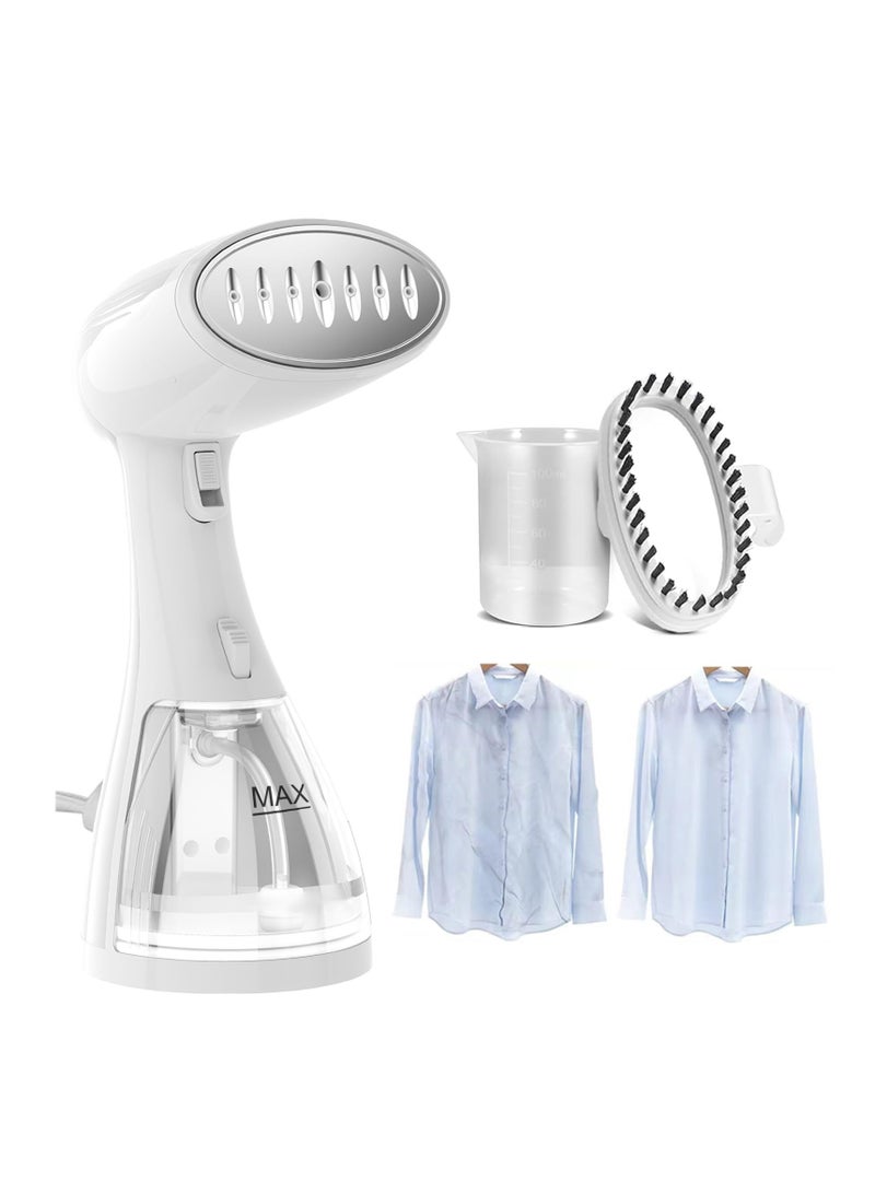 Steamer for Clothes Travel Steamer - 1500W Portable Clothes Steamer Handheld Garment Steamer Remove Wrinkles for All Fabrics, Suit for Home Travel Hotel