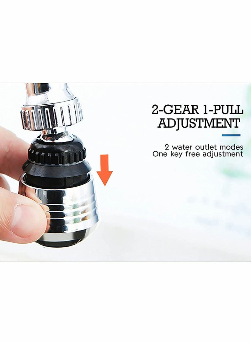 Sink Faucet Sprayer, Movable Kitchen Tap Head, 360 Degree Kitchen Tap Head Anti-Splash Faucet Sprayer Head, for Kitchen Anti-Splash Tap Faucet Nozzle Attachment