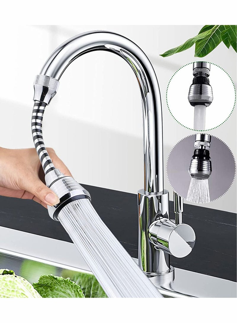 Sink Faucet Sprayer, Movable Kitchen Tap Head, 360 Degree Kitchen Tap Head Anti-Splash Faucet Sprayer Head, for Kitchen Anti-Splash Tap Faucet Nozzle Attachment