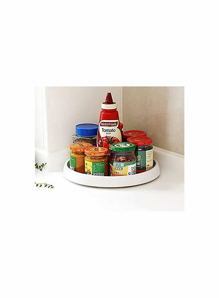 Pantry Cabinet Lazy Susan Turntable Non-slip Lining Kitchen Storage Turntable