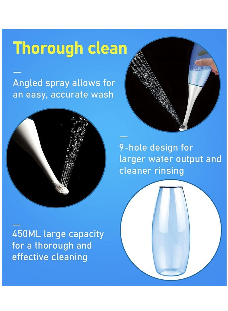Portable Bidet Peri Bottle for Postpartum Care Peri Bottle for Postpartum Essentials 450ml Portable Bidet with Travel Bag for Travel Bidet