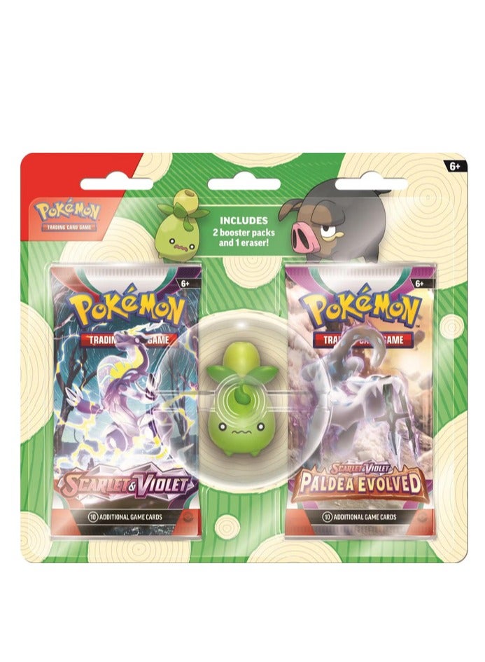 Pokemon: Back to School Eraser Blister - 1 Piece Only, Assorted/Style May Vary