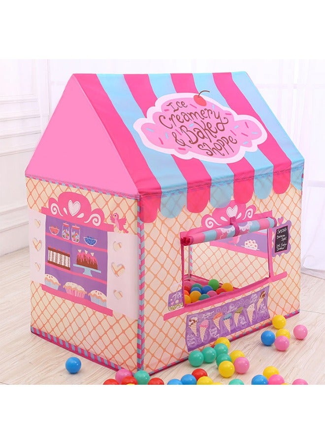 Mini Dessert Princess House kids Game Tent House 110x100x70cm