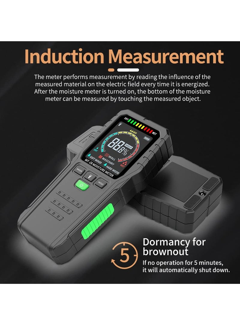 Moisture Meter Wall Moisture Meter for Walls Wood cm Meter Screed Moisture Meter Wall Concrete Plaster Building Materials Basement Walls