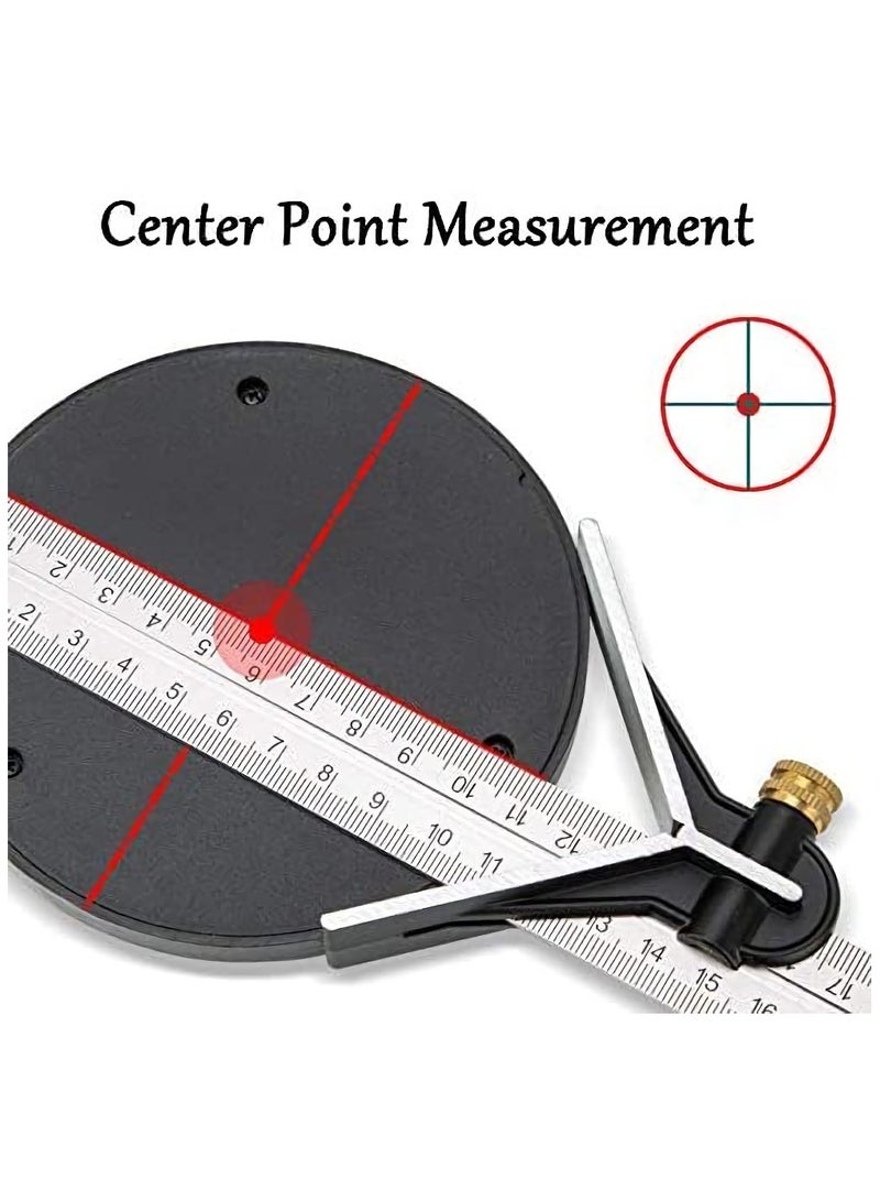 Combination Angle Ruler, SYOSI 300MM Combination Square Angle Ruler Stainless Steel Multi Function Measuring Tool About 0.35Kg