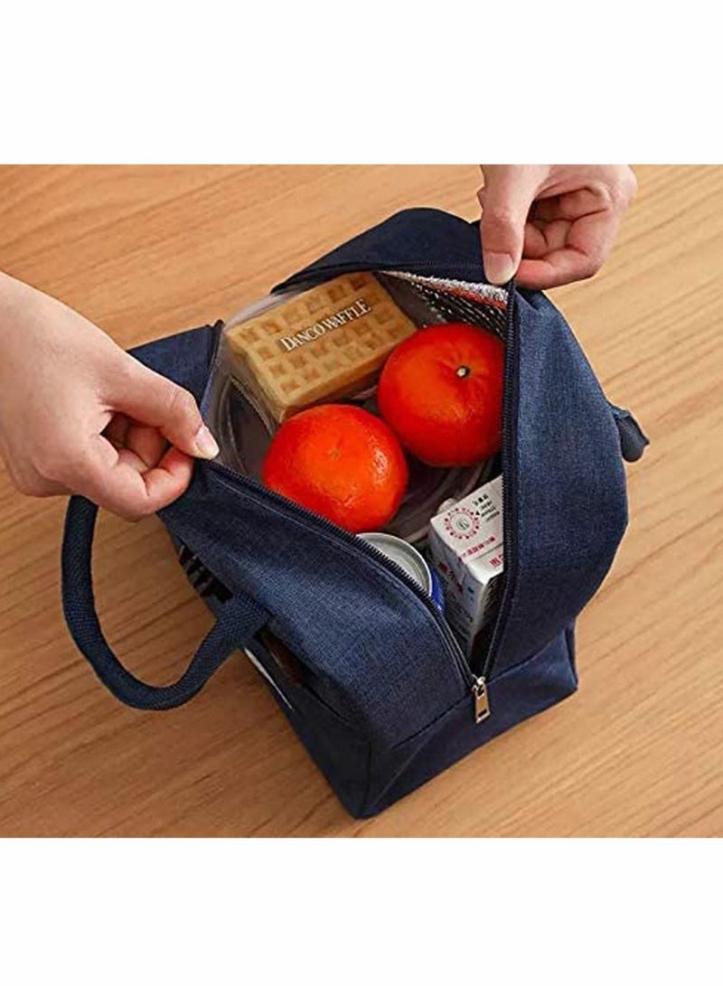 Robust Lunch Bags for Women and Men, Leak-Proof Water-Resistant Cooler tote bag container Adults, kids, Light-weight Portable lunch box Office work, Outdoor, Picnic, School(Pink)