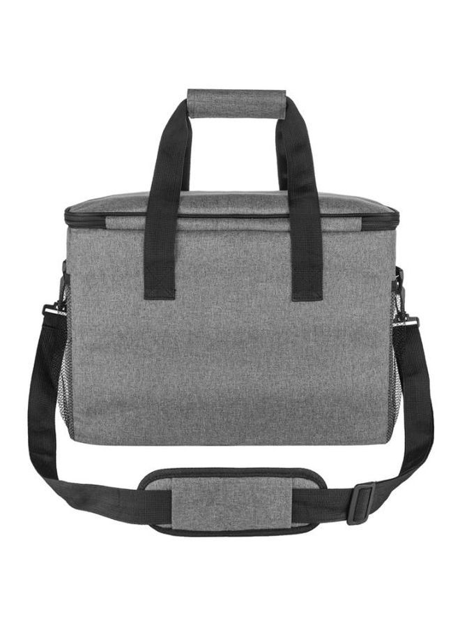 Insulated Thermal Lunch Bag Grey/Black