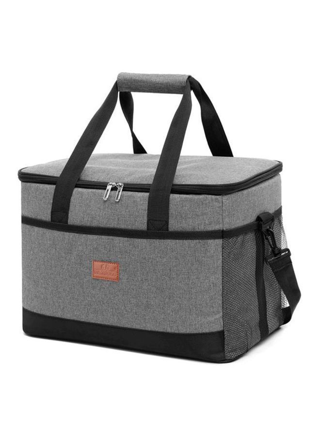 Insulated Thermal Lunch Bag Grey/Black