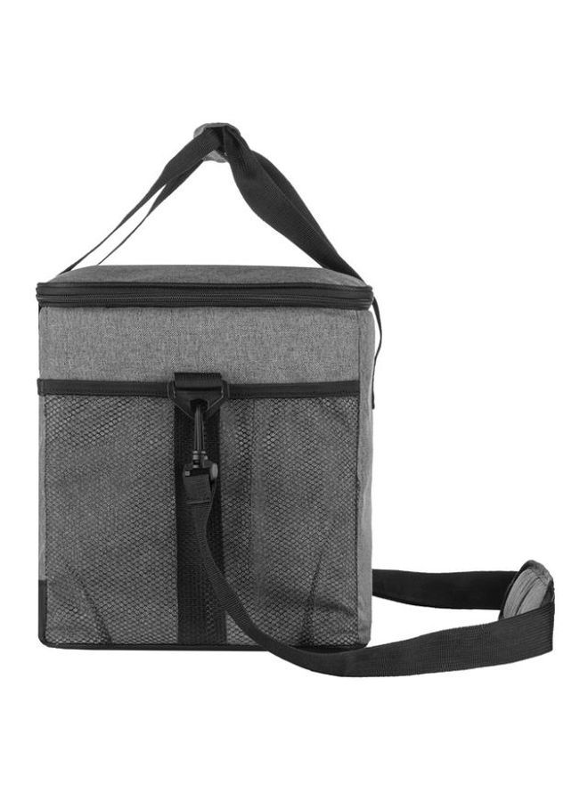 Insulated Thermal Lunch Bag Grey/Black