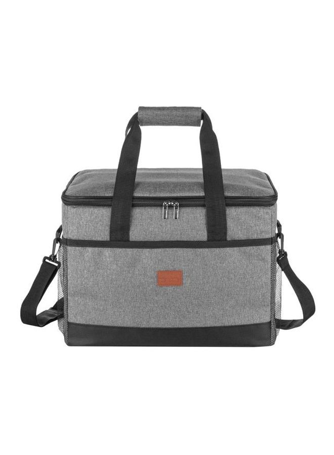 Insulated Thermal Lunch Bag Grey/Black