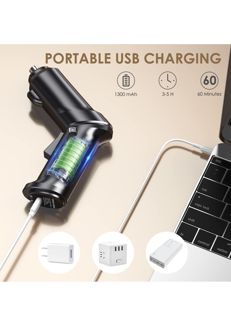 Electric Screwdriver Set Rechargeable Electric Screwdriver With 106 Piece Bit Rotatable Handle LED Light Carrying Case Home Repair Tool Set