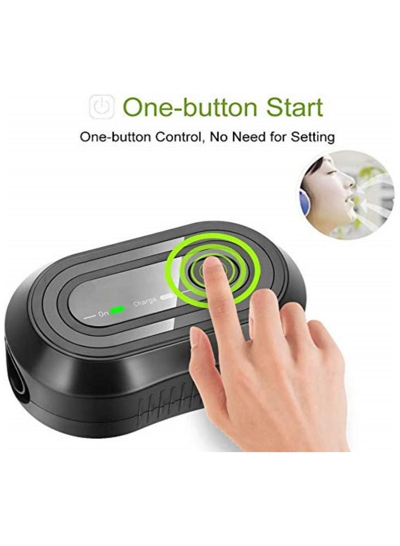 CPAP Cleaner Disinfector, Ozone Cleaner Air Disinfection Machine Ventilation Disinfector Sterilizer for Clean Air CPAP Machine Mask Hose Pipe Tube Accessories