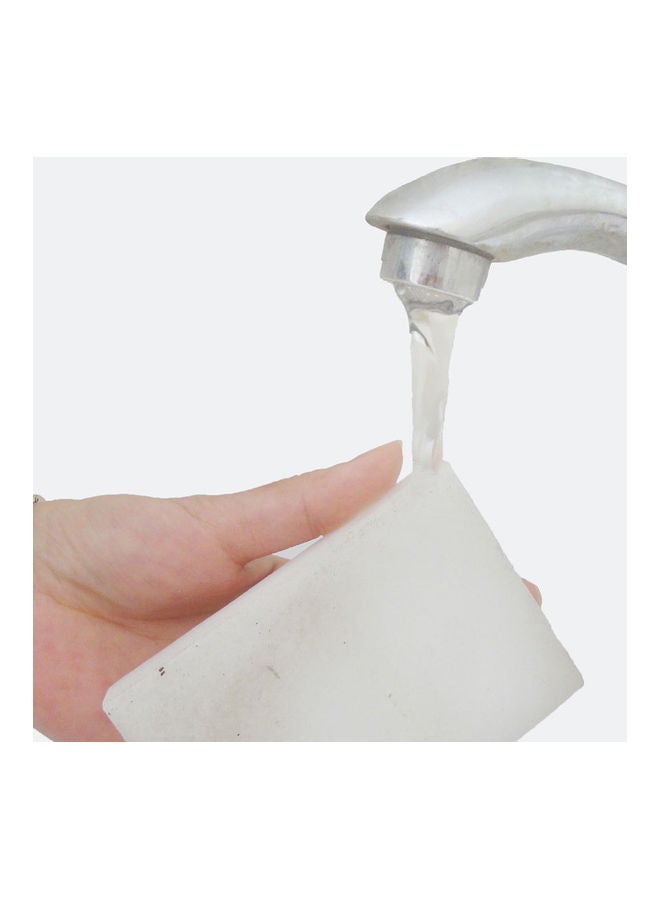 100Pcs Sponge Pad Car Dish Washing Cleaner Kitchen Bathroom Cleaning Tools white 20*10*20cm