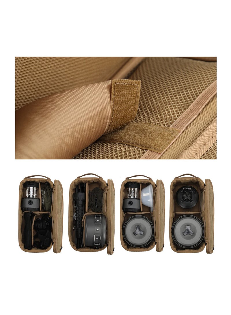 Molle Pouches, Tactical Camping Storage Bag, Camping Storage Bag with Handles, Portable High Capacity Tactical Pouch for Camping Hiking Travel  Camping, Trunk Organizer