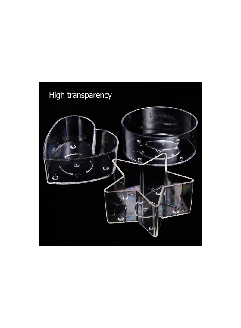40pcs Clear Plastic Tealight Candle Cups with 100pcs 40mm Wicks - Empty Tealight Tin Containers for DIY Candle Making and Home Decoration Tools.