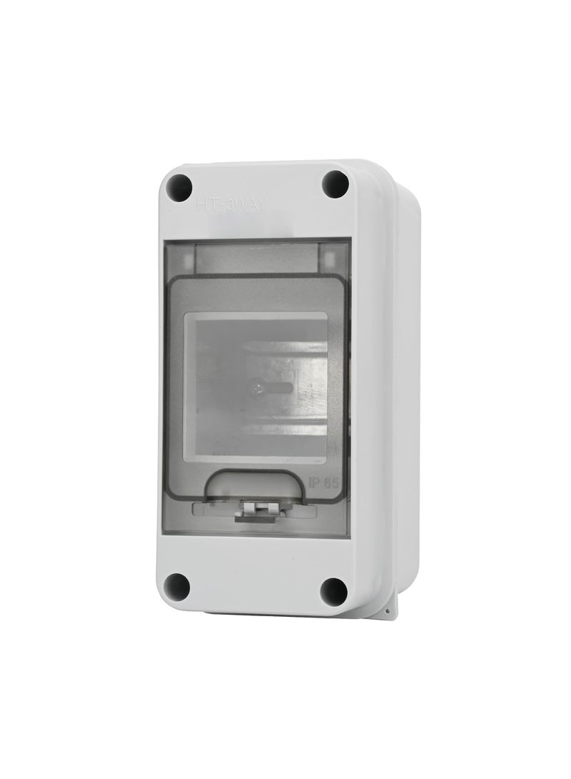 3 Way Circuit Breaker Box MCB Distribution Protection, Miniature Circuit Breaker With DIN Rail, IP65 Waterproof, Suitable for Indoor and Outdoor Use