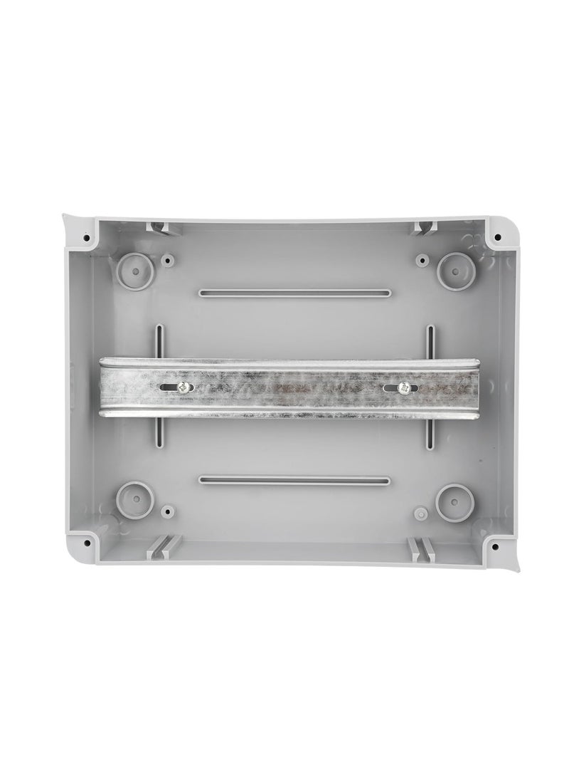 12 Way Circuit Breaker MCB Distribution Protection Box, Miniature Circuit Breaker with DIN Rail, IP65 Waterproof, Suitable for Indoor and Outdoor Use