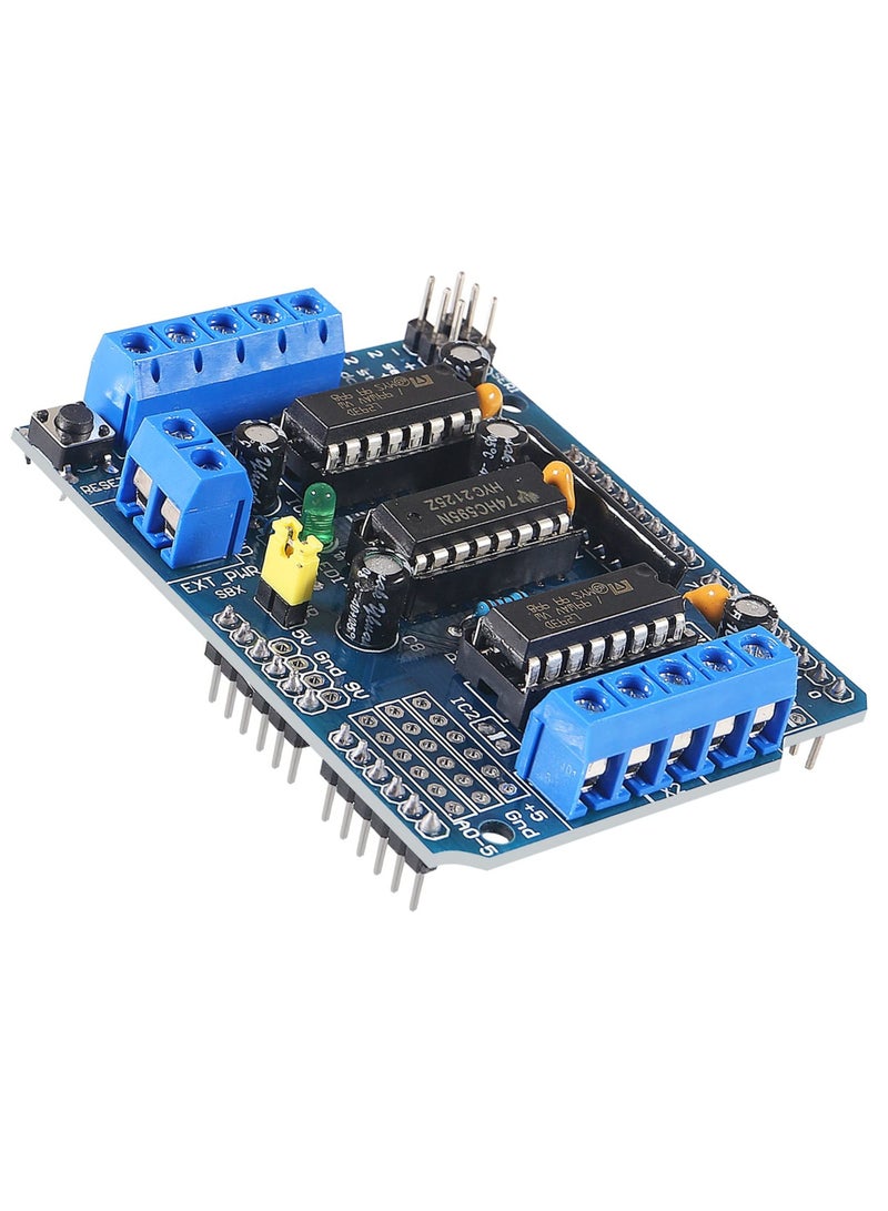 2 Pcs DC Motor Drive Expansion Boards, L293D Motor Drive Shield Stepper for Arduino
