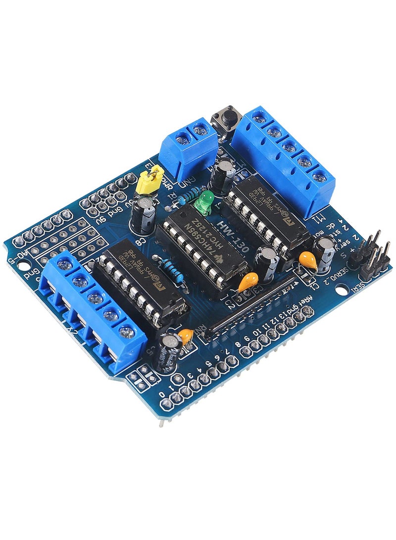 2 Pcs DC Motor Drive Expansion Boards, L293D Motor Drive Shield Stepper for Arduino