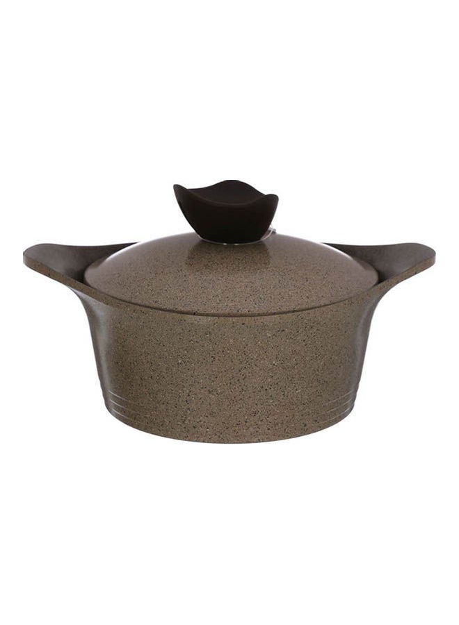 Pote Granite Cooking Pot Brown 18cm