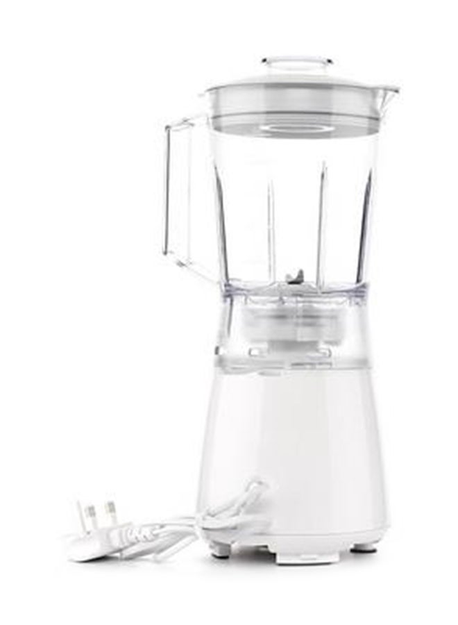 Blendeo Kitchen Blender, Large capacity, 2 accessories Grinder and Grater, Convenient 1.5 L 400 W LM2A3127 White