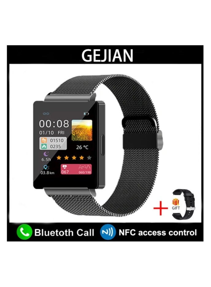 NFC Smart Watch Men Women 1.85 Full Touch Screen Waterproof Sports Fitness Bracelet Bluetooth Call Smartwatch