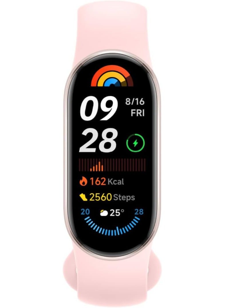 Smart Band 9 | 1.62'' AMOLED Display | Touchscreen, Multisport Tracker, Activity Tracker, Heart Rate Monitor | Upto 21 Days Battery Life Mystic Rose Mystic Rose