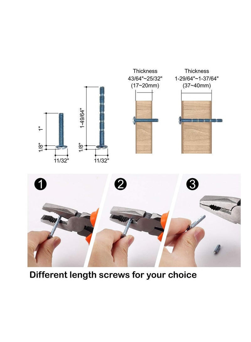4-Pack Champagne Bronze Cabinet Pulls - 3.75 Inch (96MM) Hole Centers - Kitchen Cabinet Handles for Cupboards and Drawers - Stylish Hardware for Kitchen Cabinets