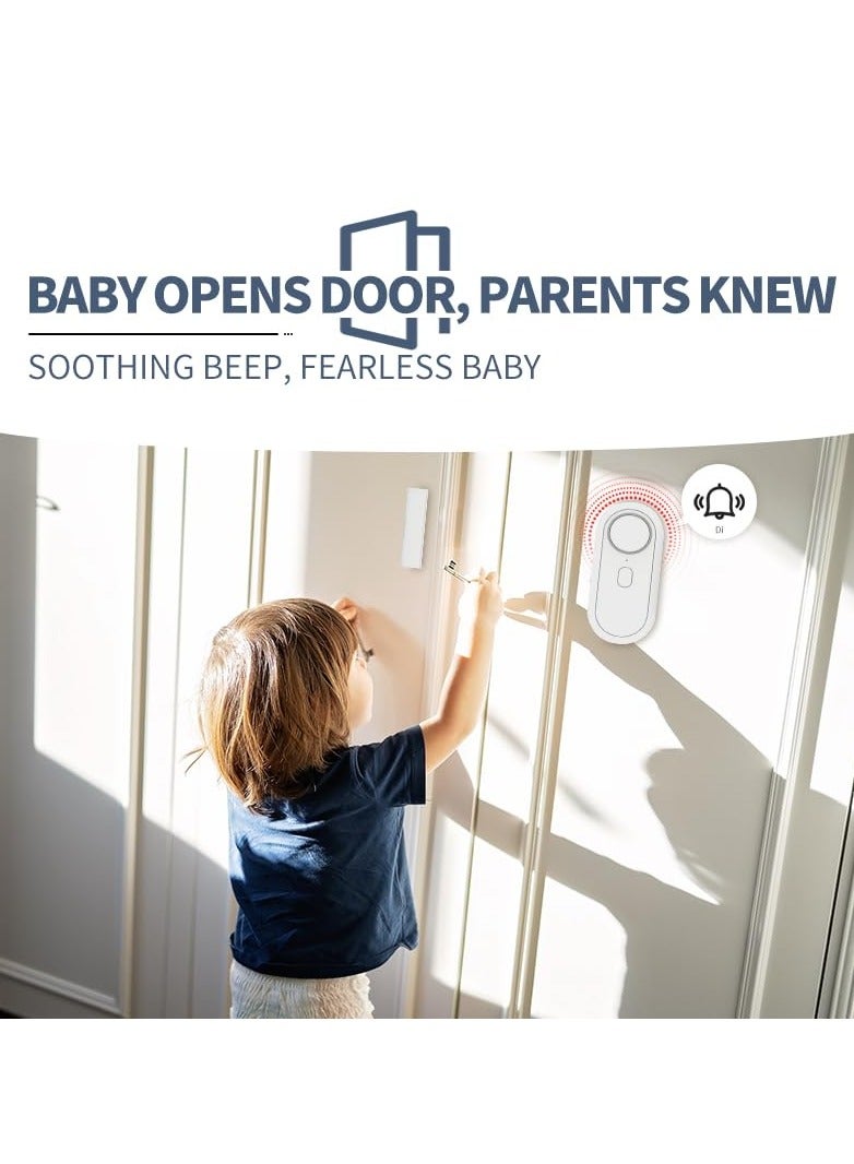 Door Window Alarm,Remote Windows Open Alarms,Door Entry Alarm,Pool Alarms for Kids Safety,Home and Commercial Door Security Alarm Sensor,Door Chime for Store
