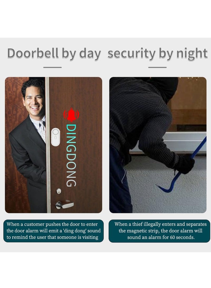 Door Window Alarm,Remote Windows Open Alarms,Door Entry Alarm,Pool Alarms for Kids Safety,Home and Commercial Door Security Alarm Sensor,Door Chime for Store