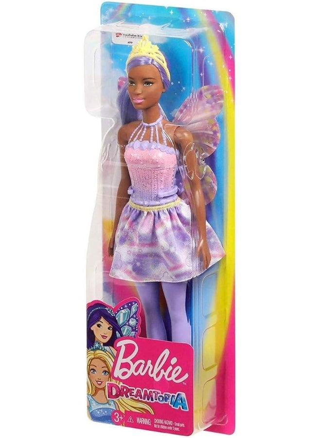Barbie Dreamtopia FXT02 Doll with Jewelry, Hair and Wings Pink