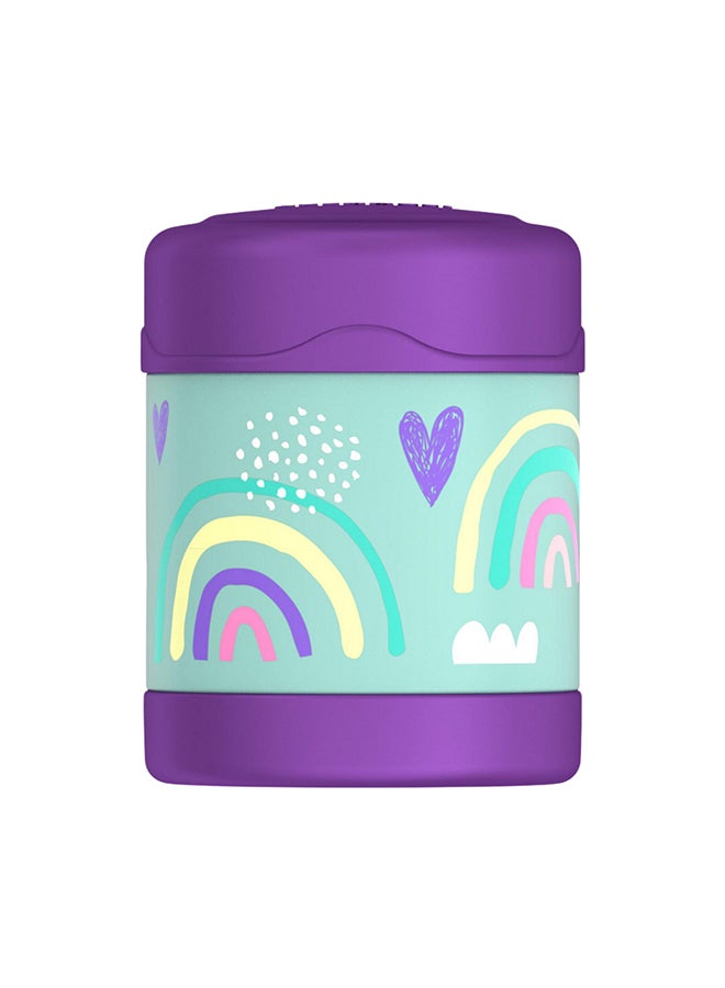 Thermos Funtainer Stainless Steel Kids Rainbows Jar 290Ml, F30024Ra, Insulated Food Jar, Lunch Box , Storage Container, Thermal Flask For Travel