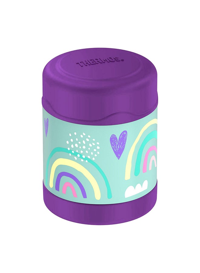 Thermos Funtainer Stainless Steel Kids Rainbows Jar 290Ml, F30024Ra, Insulated Food Jar, Lunch Box , Storage Container, Thermal Flask For Travel