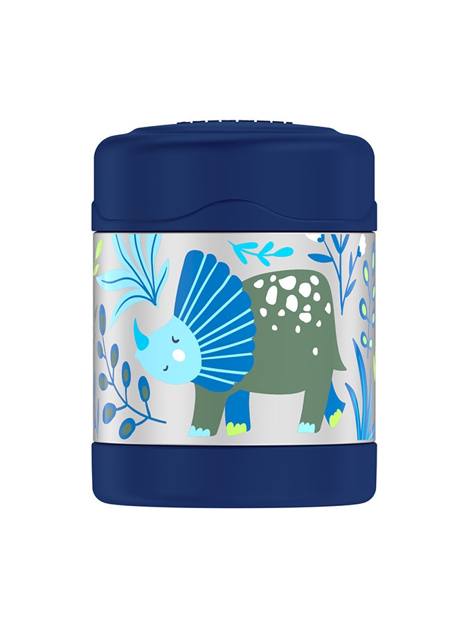 Thermos Funtainer Stainless Steel Kids Dino Jar 290Ml, F30022Dk, Insulated Food Jar, Lunch Box , Storage Container, Thermal Flask For Travel