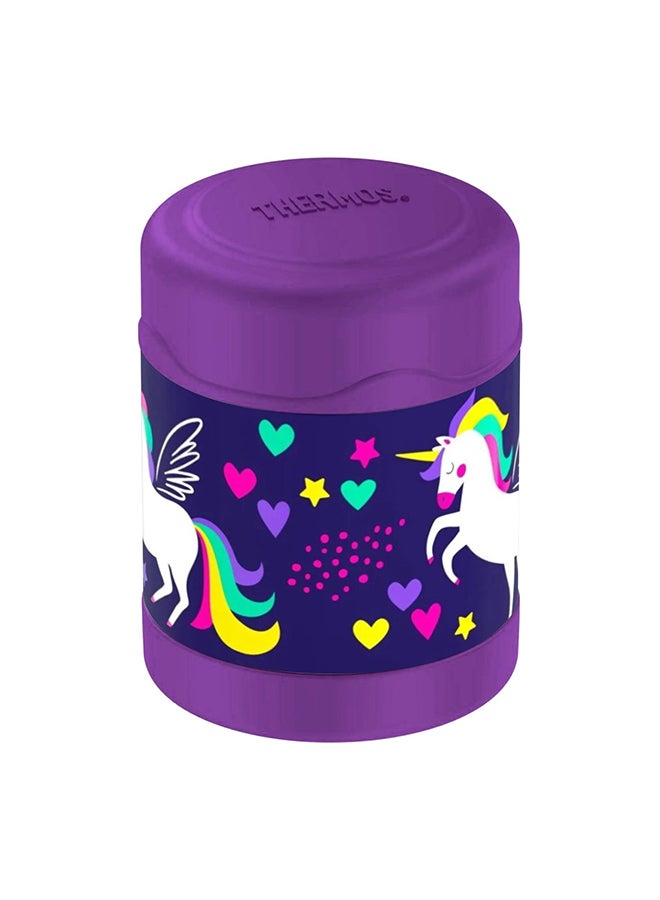 Thermos Funtainer Stainless Steel Kids Unicorn Jar 290Ml, F30024Ugw, Insulated Food Jar, Lunch Box , Storage Container, Thermal Flask For Travel