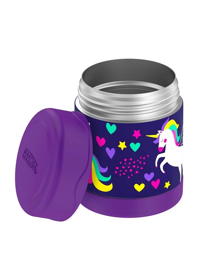 Thermos Funtainer Stainless Steel Kids Unicorn Jar 290Ml, F30024Ugw, Insulated Food Jar, Lunch Box , Storage Container, Thermal Flask For Travel