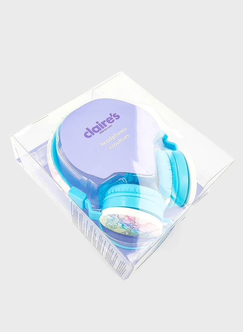 Rainbow Blue Headphones