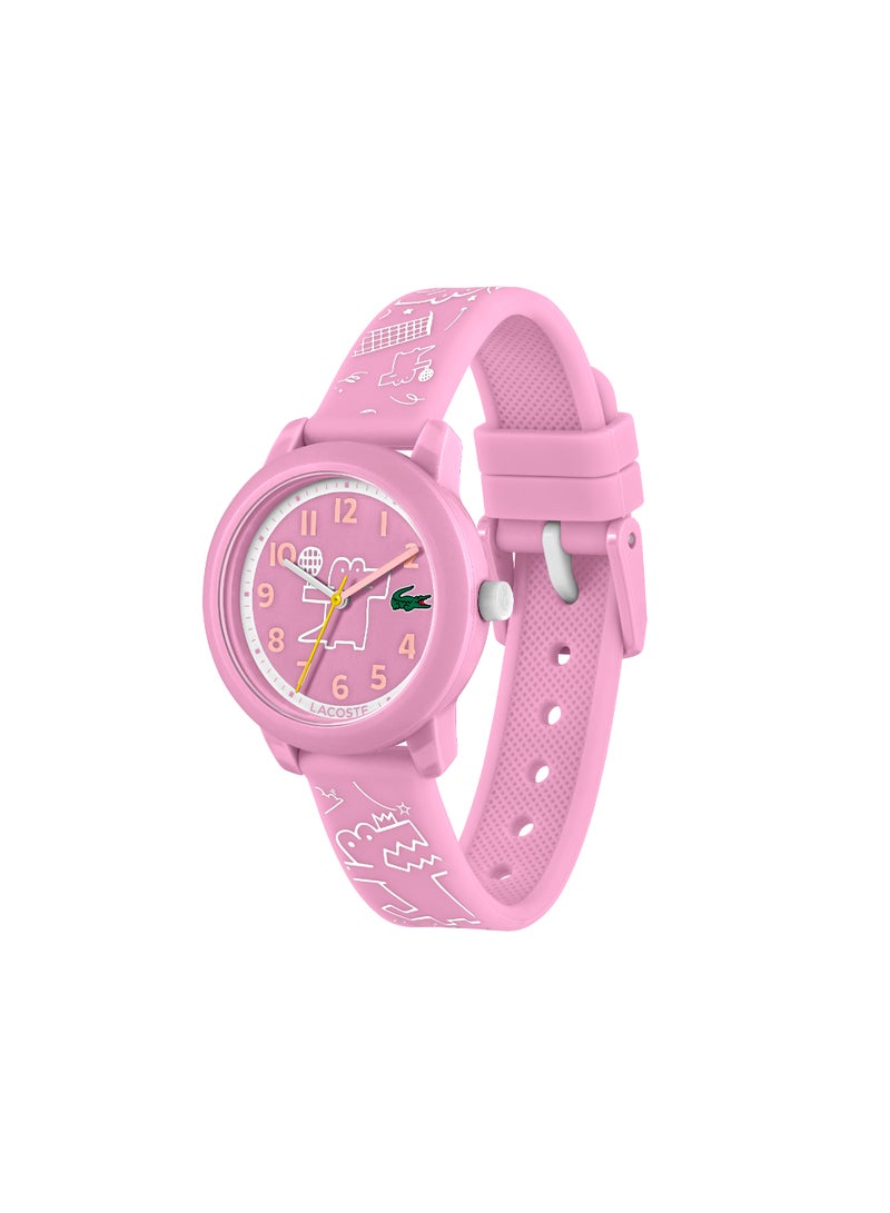 Round Analog Kids's Pink Case Watch - 2030058